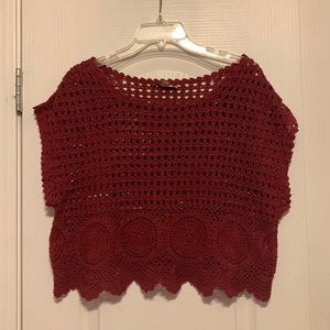 Brand: American Eagle, Size: small, Color: maroon